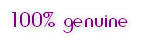 100% genuine
