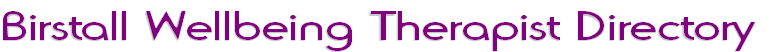 Birstall Wellbeing Therapist Directory