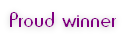 Proud winner